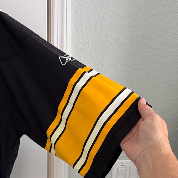 Steelers Roetglisberger 7 Reebok Black NFL Equipment Jersey - Picture 5 of 11